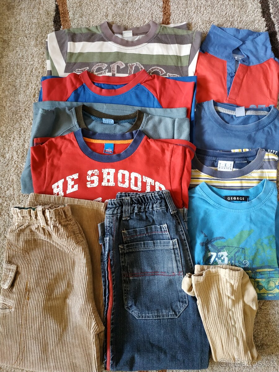 Chlapecké oblečení - balík, vel. 116 - 122 cm