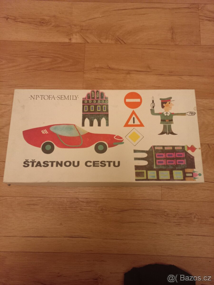 Tofa retro desková hra Šťastnou cestu