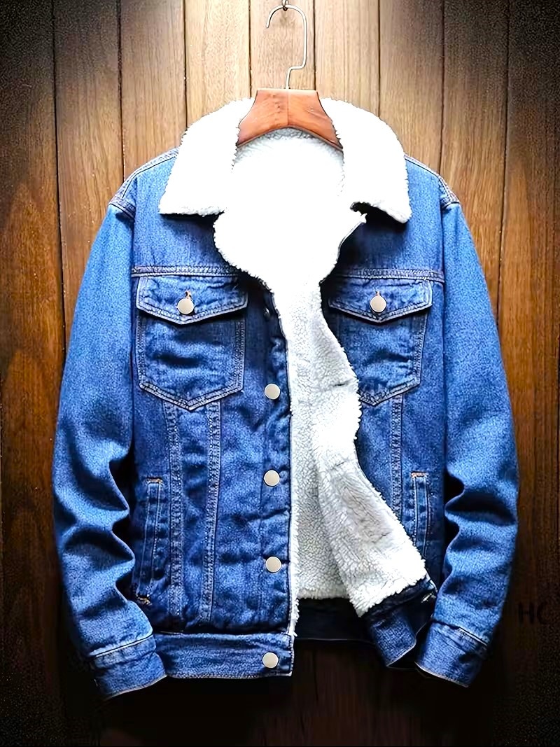 Džínová zimní bunda - NOVÁ