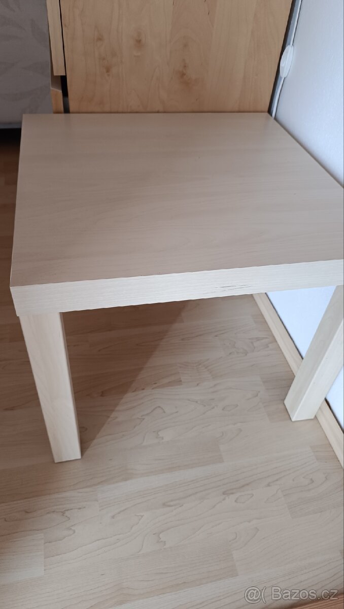 Odkládací stolek IKEA Lack bříza 55x55cm