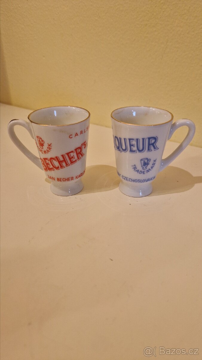 Panáky becherovka originál