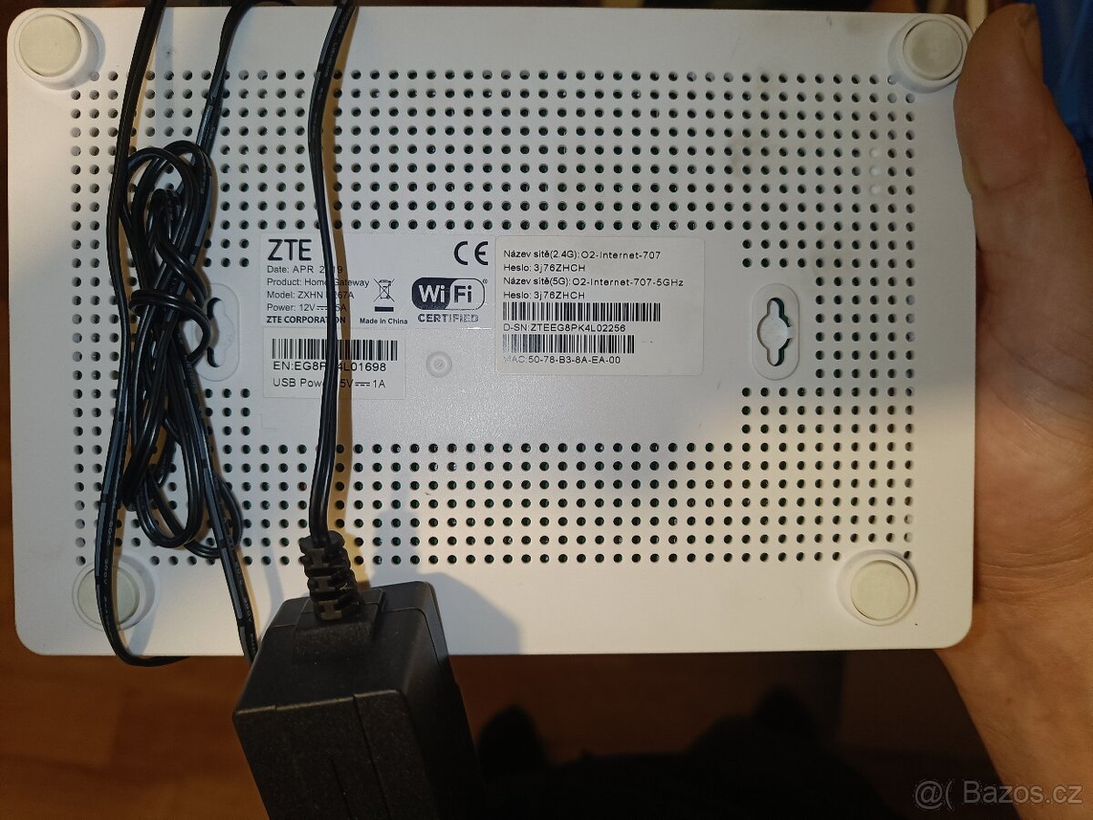 O2 WiFi modem/router - ZTE H267A