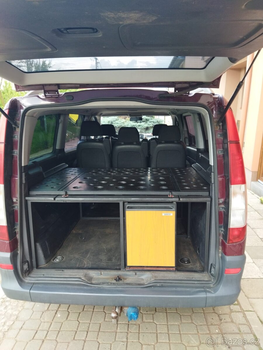 spací vestavba pro Mercedes Vito long