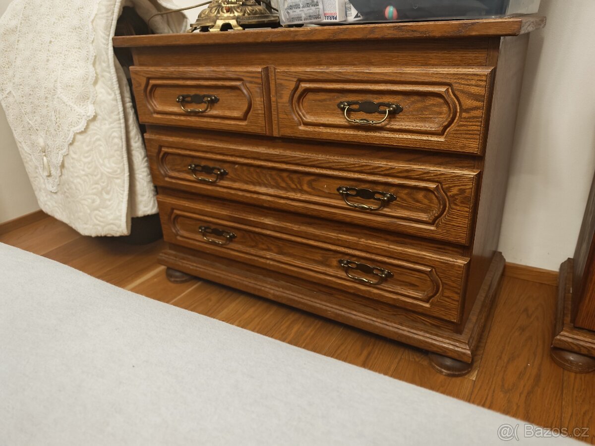 Postel, skříň komoda komplekt