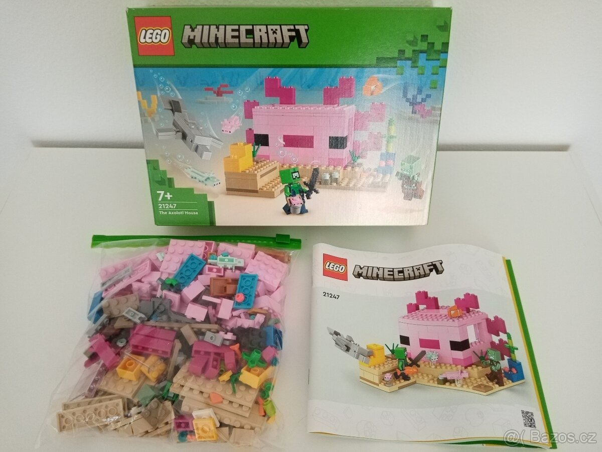 LEGO Minecraft 21247 Domeček axolotlů