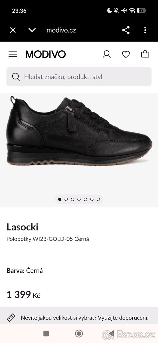 Kožené polobotky Lasocki