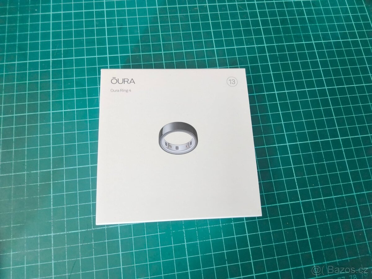 Oura ring 4 Černý velikost 13 zabalený