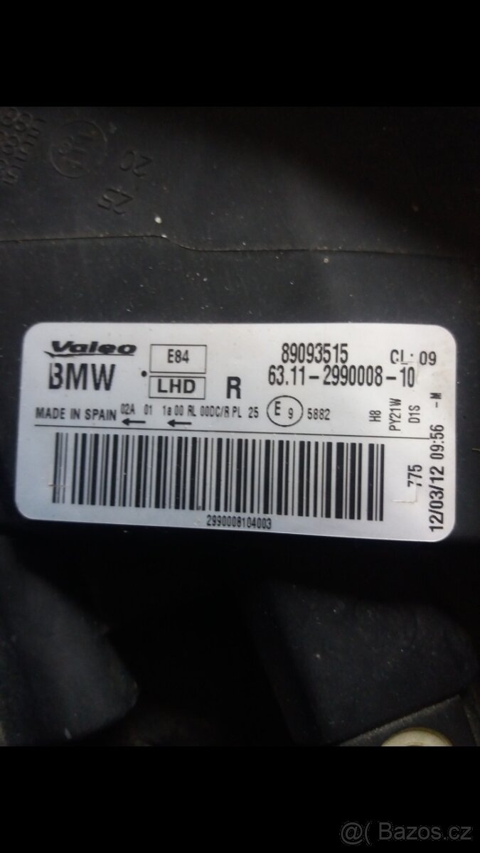 Bi-XENON PRAVÝ - BMW X1 E84 - 8909315