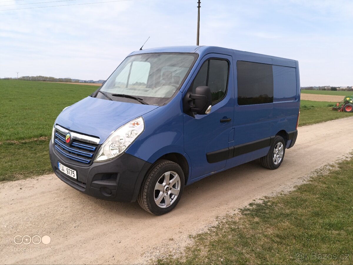 Opel movano 2.3 92kw 6 míst