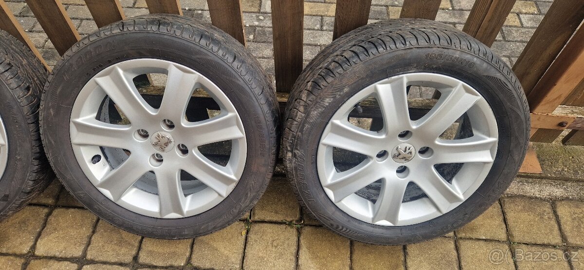 Originál alu kola Peugeot 207 6Jx16 et 27