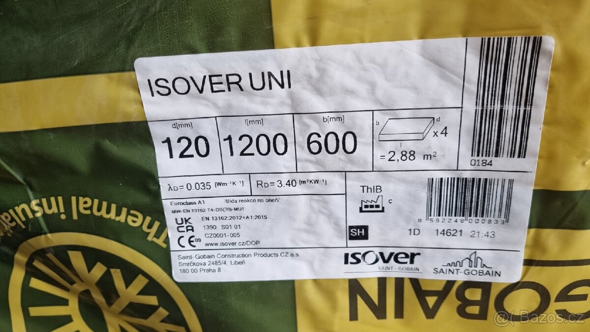 Izolace Isover UNI120