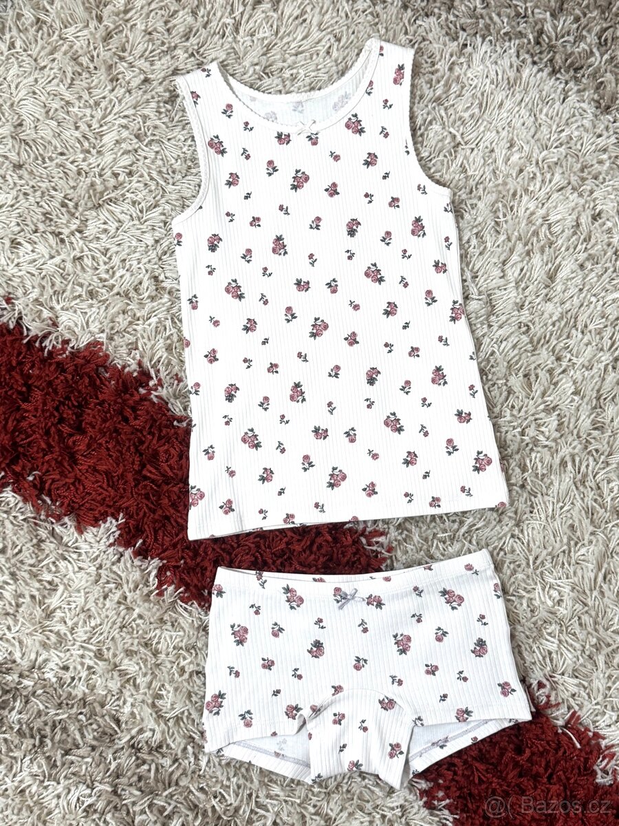 Bavlněná souprava 122/128 H&M