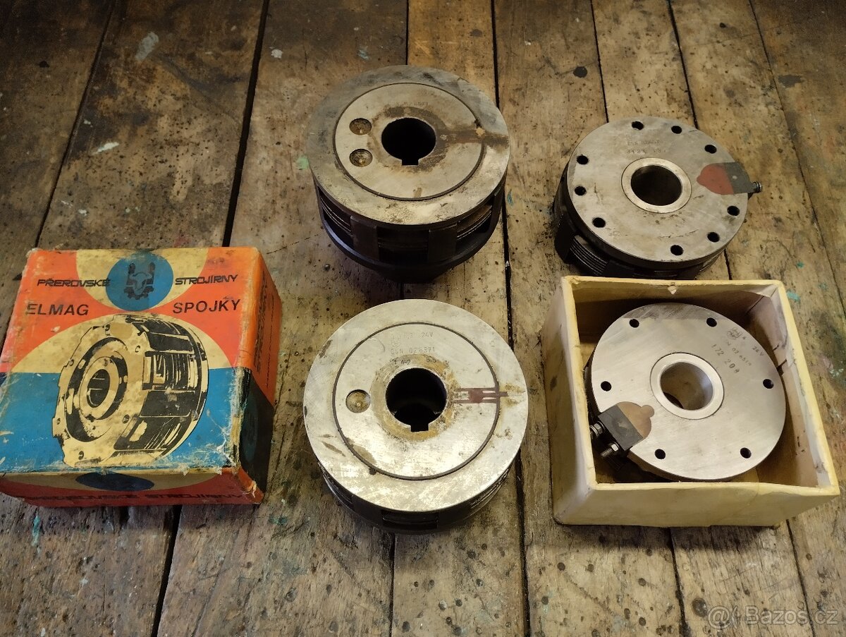 Elektromagnetické spojky.