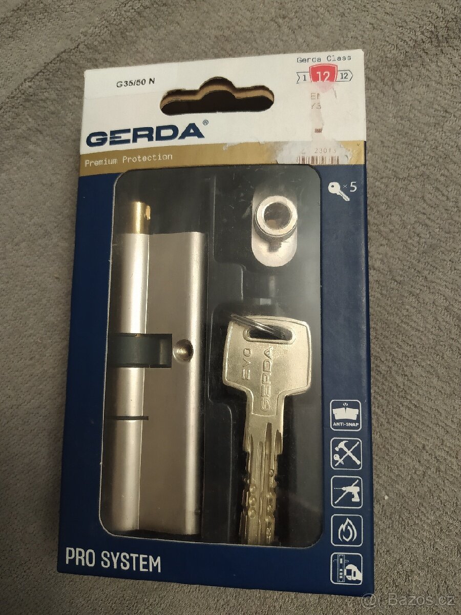 cylindricka vlozka s olivou Gerda pro G35/50