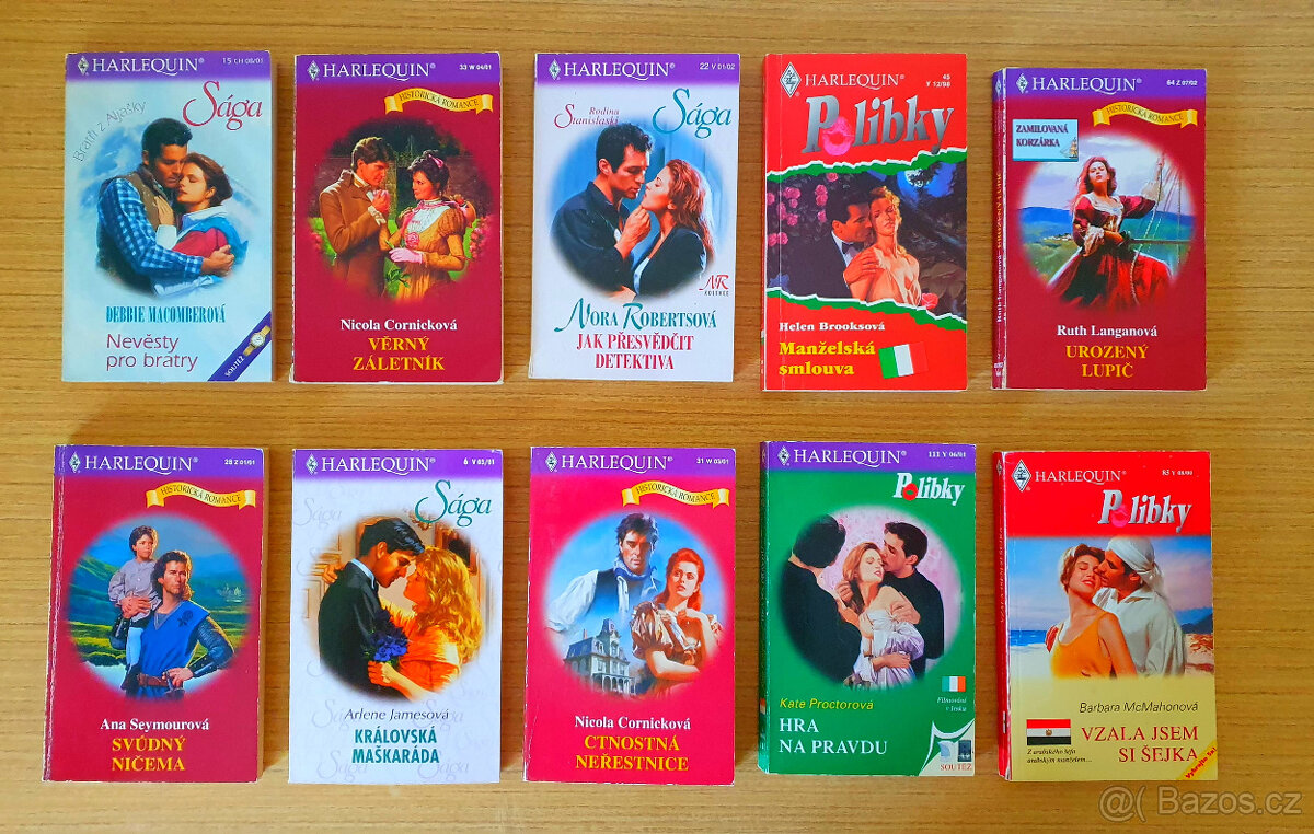 Knihy Harlequin za 0,20 EUR :