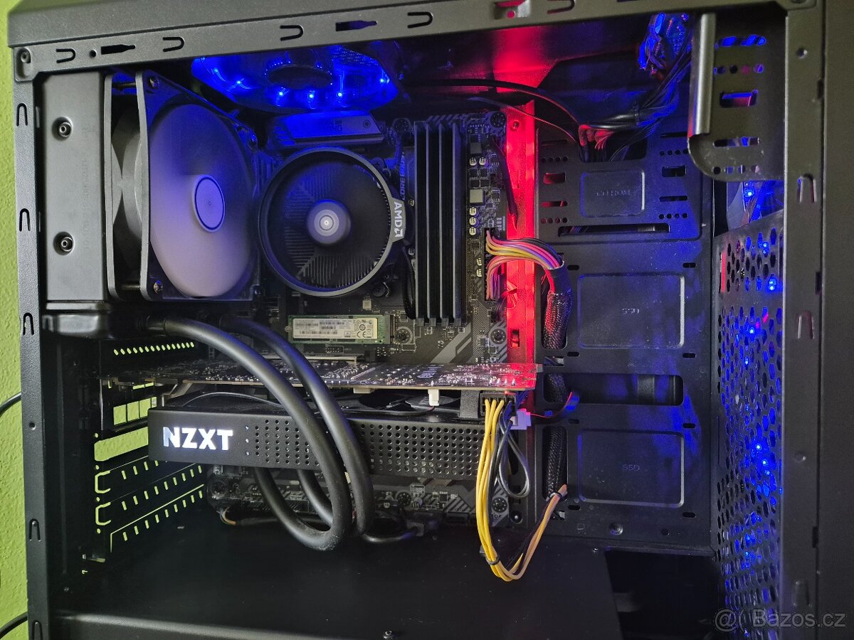 Herní PC - Ryzen 5, GTX 1070, 16GB RAM, 500GB SSD