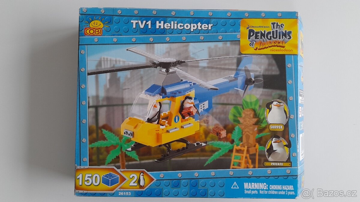 Cobi 26153 Tučňáci z Madagaskaru Helikoptéra