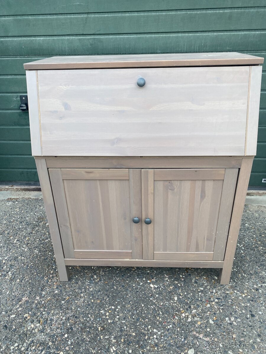 IKEA Hemnes sekretář- šedohnědý