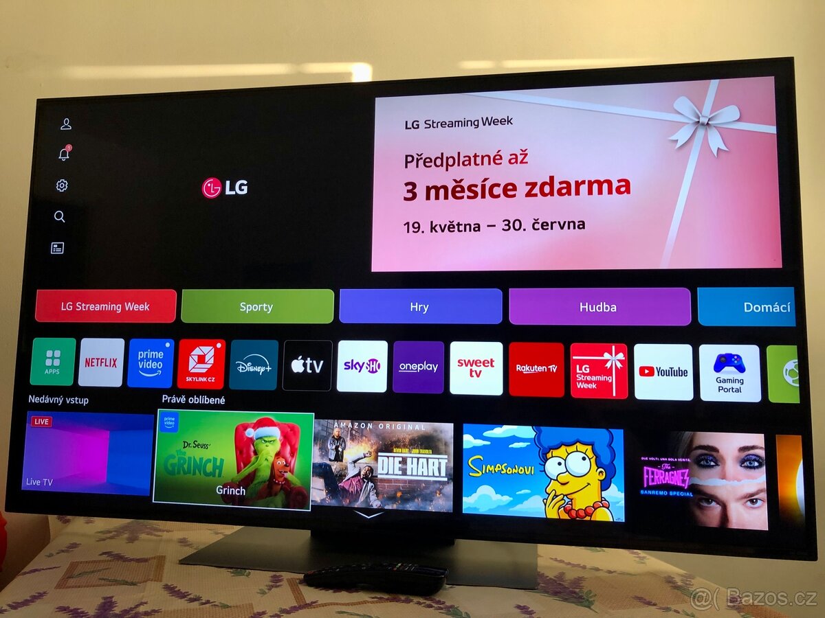 QNED Smart tv LG 55 faktura,záruka