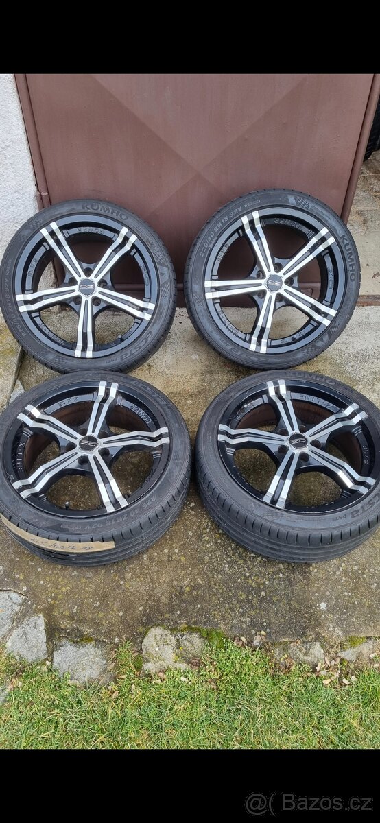Alu kola OZ 5x112 r18 Škoda wv 225/40/18