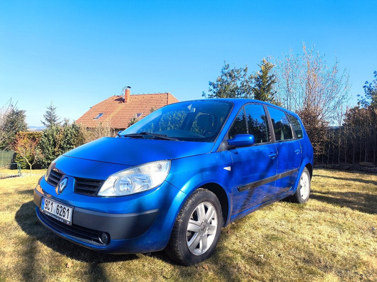 Renault Grand Scenic 1.6i, 7 míst, serviska,190tkm, tažné