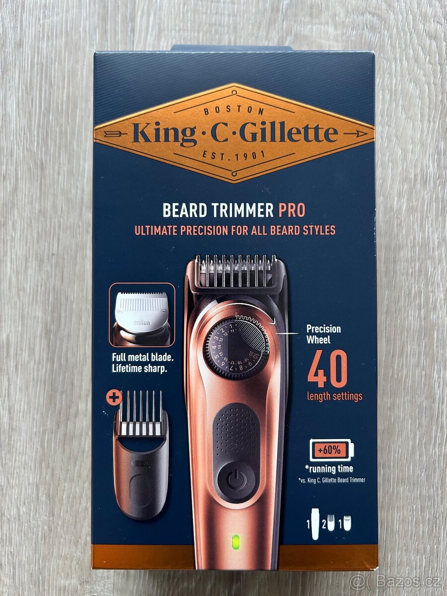 King C Gillette Beard Trimmer Pro