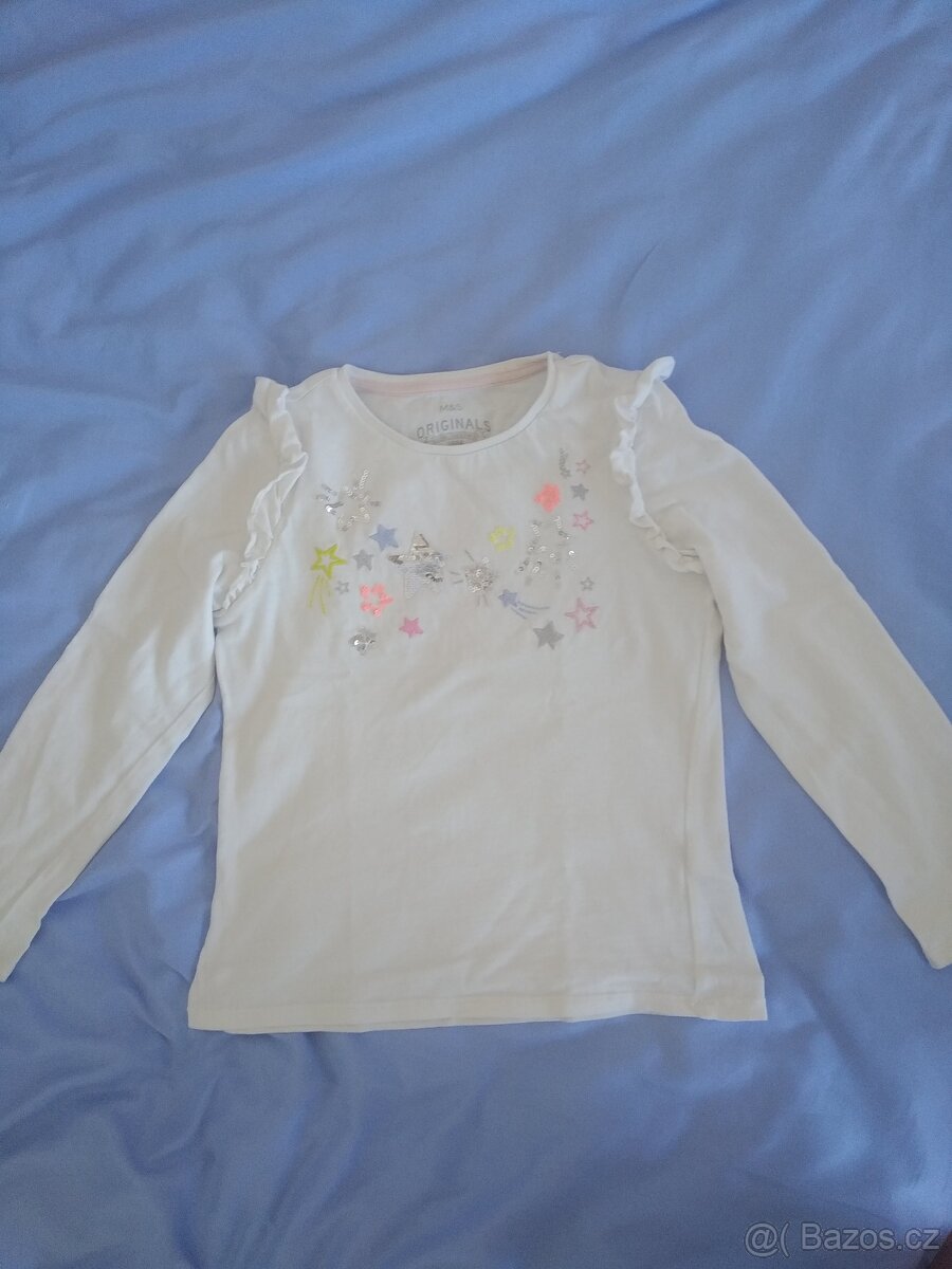 Tričko dívčí M&S vel. 122