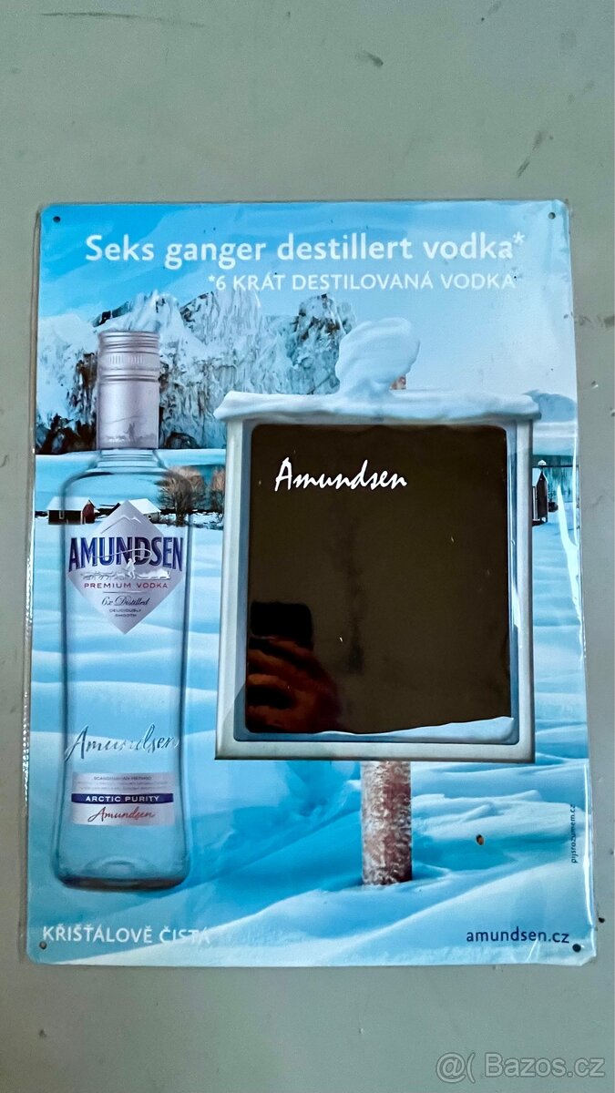 Plechová cedule Amud