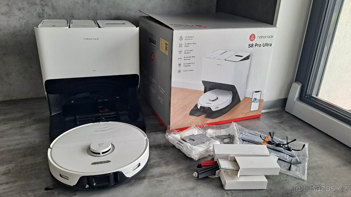 Robotický vysavač Roborock S8 Pro Ultra, 3r. záruka