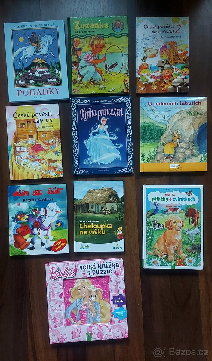 Pohádky povídky říkadla říkanky Barbie puzzle