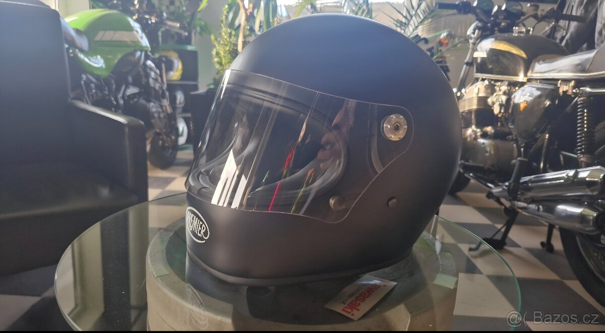 Premier Trophy retro helma, caferacer