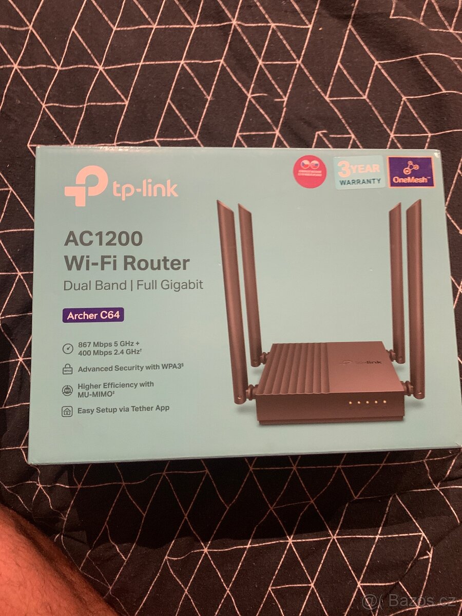 tp-link AC1200 Wi-Fi Router Archer C64