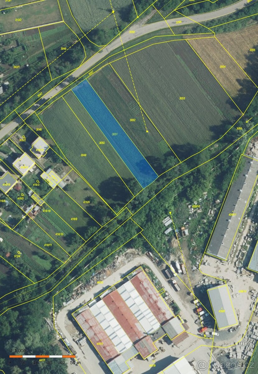 Prodej pozemku Nová Ves u Pohořelic 1310 m2