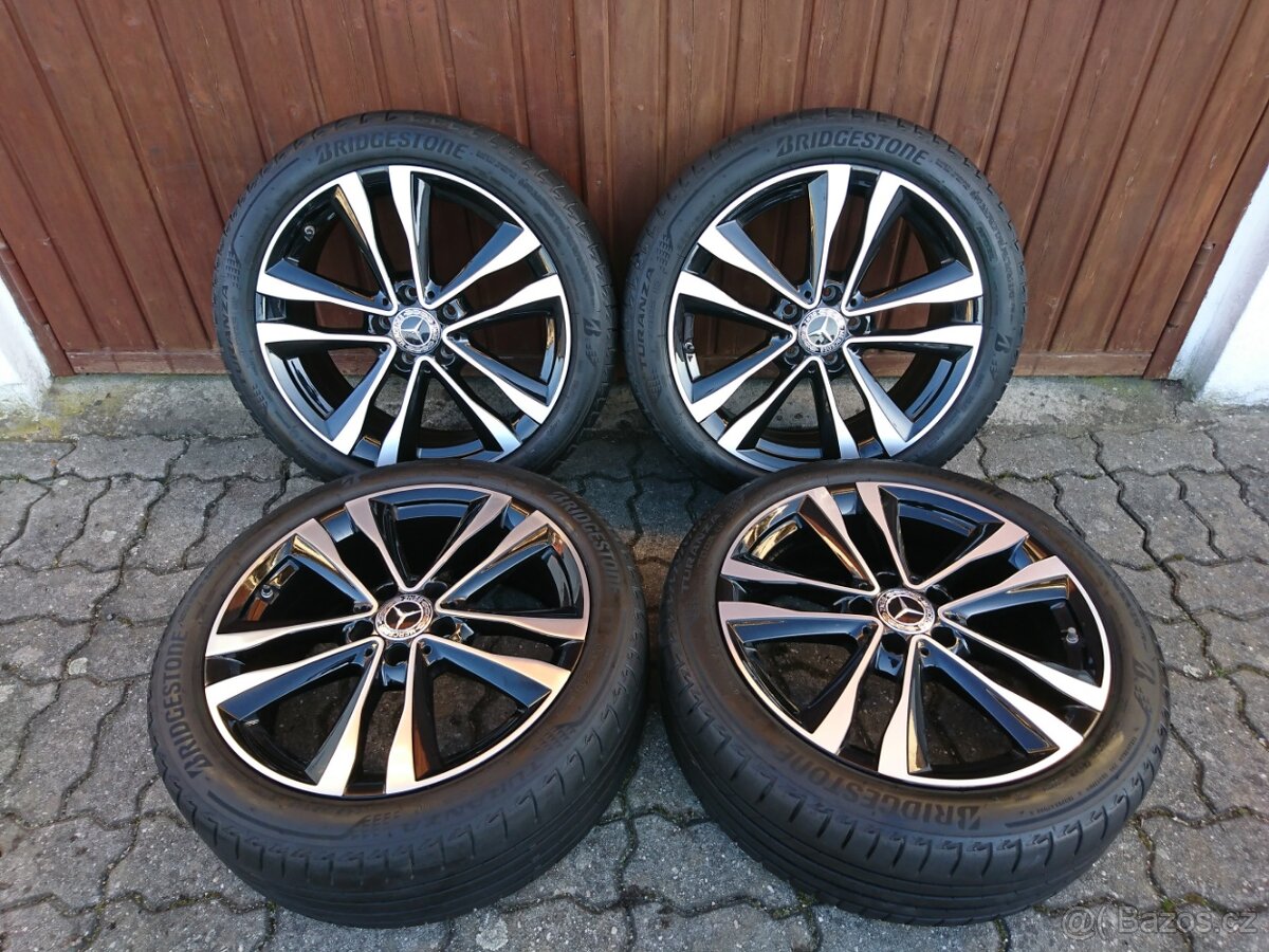 Mersedes A+B+ CLA originální alu kola 5x112 Letní 225/45/18