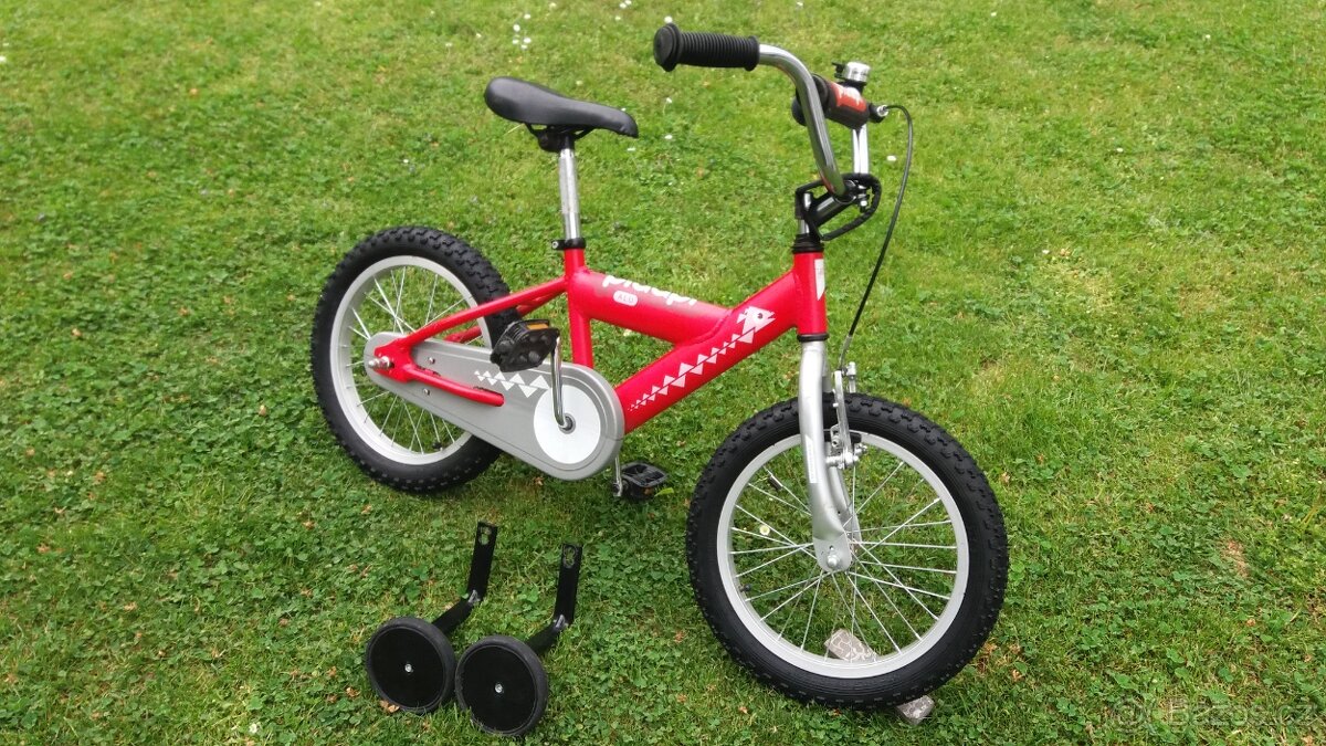 dětské lehké kolo Yedoo Pidapi ALU 16" můžu POSLAT Alu rám