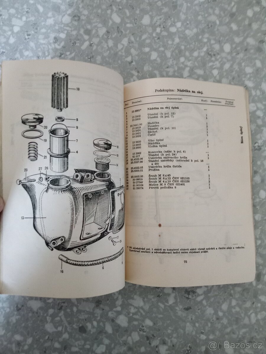 Jawa 500 OHC katalog