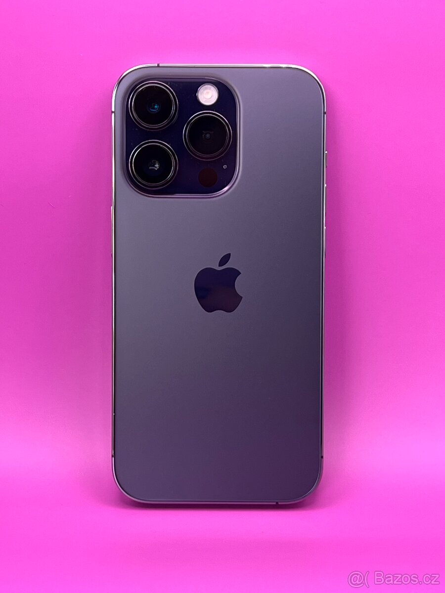 iPhone 14 Pro 128GB Deep Purple, 100% Baterie