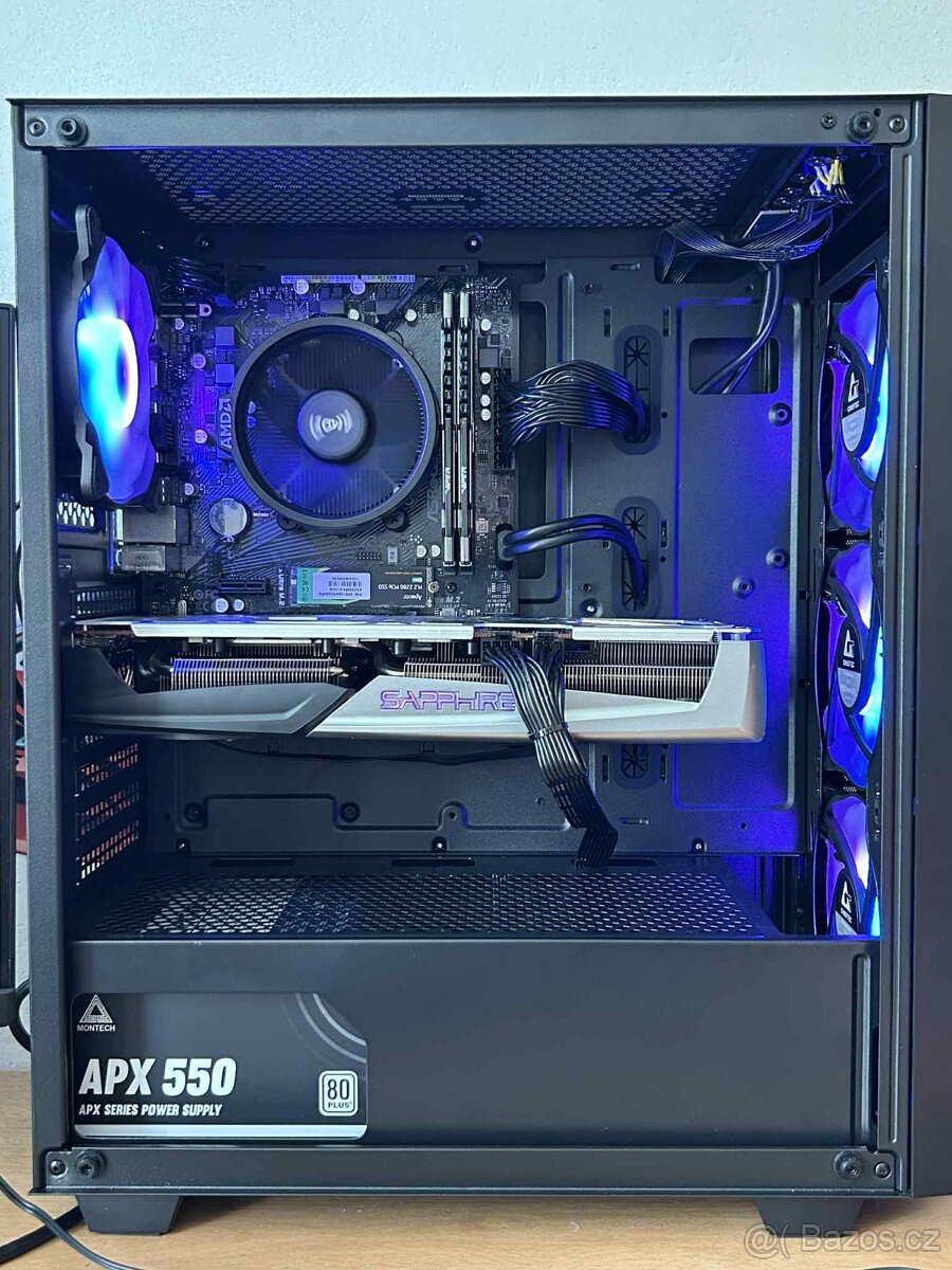 Herní PC - RX 5700 XT, Ryzen 5 5500, záruka