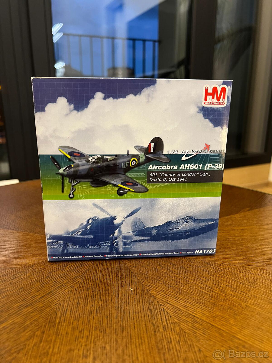 Model letadla 1:72 Bell P-39 Aircobra Hobby Master