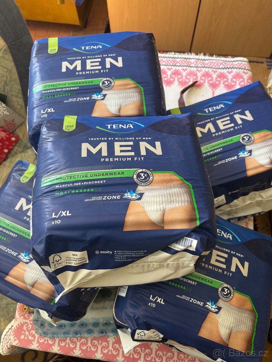 Pleny pro pány TENA Men premium fit 10ks v balení