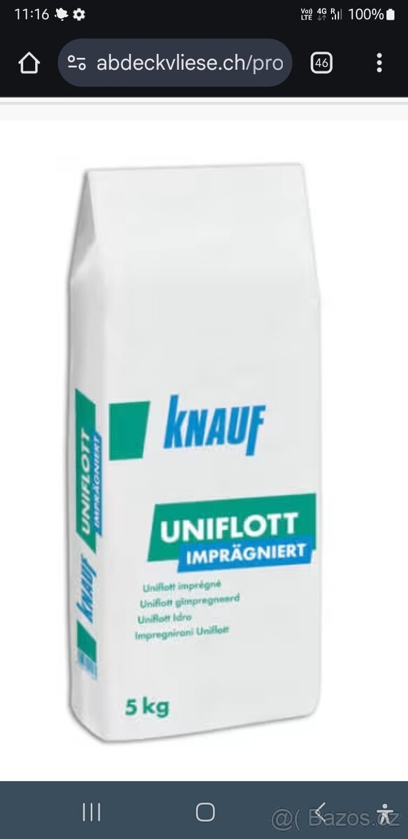 Knauf Uniflott impregnovaný