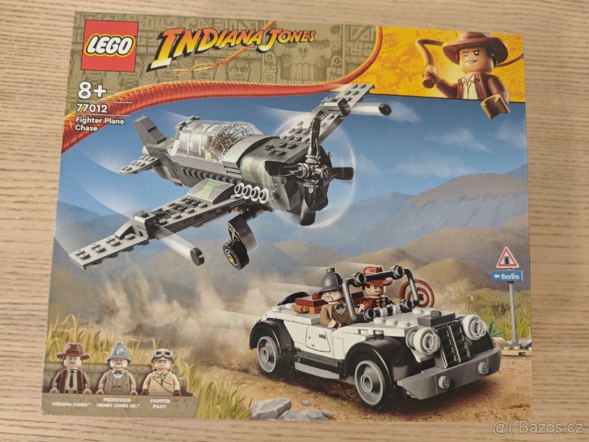 Lego 77012 indiana jones, honička s letadlem