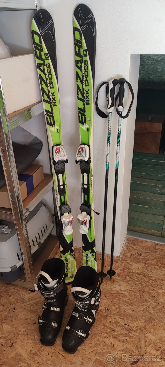 Lyže 140cm a boty EUR 39