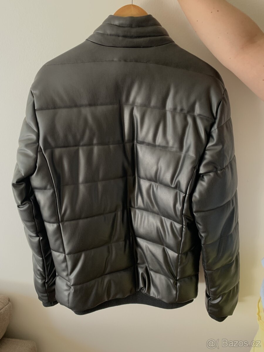 panská bunda s eko kůže