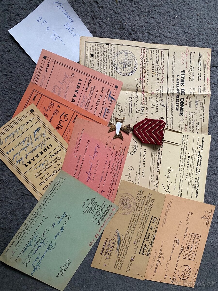 Německé dokumenty z 2. světové války. Vzácné