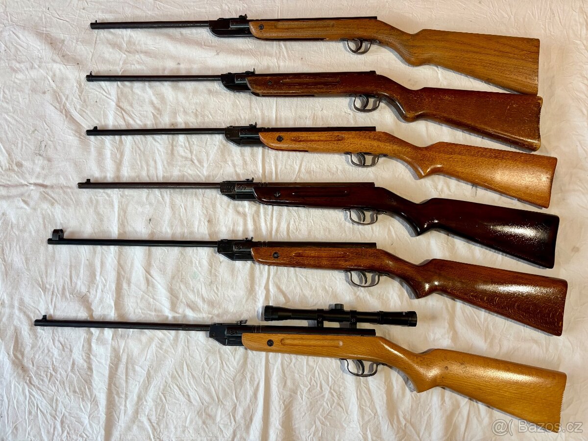 Vzduchovky 27kusov,LEN SPOLU