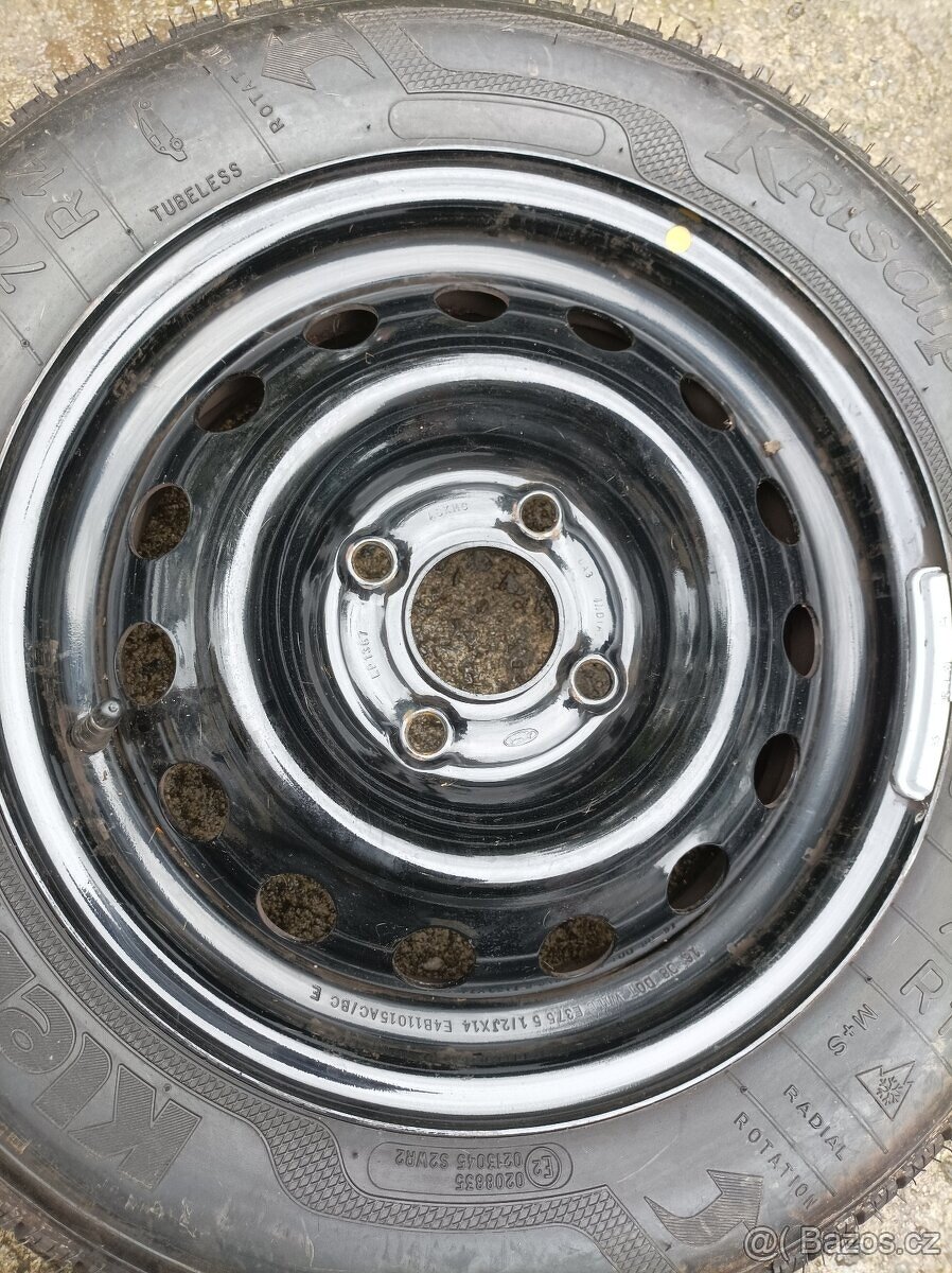 Zimní sada Ford KA Fiesta R14 4x108 Kleber 165/70/14