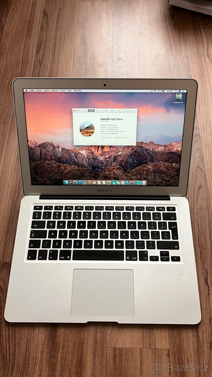 Macbook Air 13” 2017 NOVÁ BATERIE