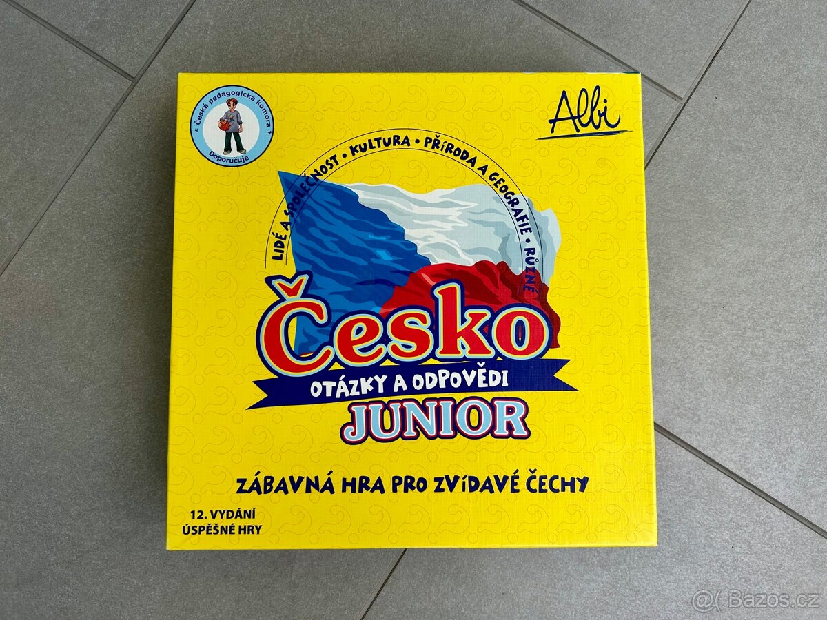 Desková hra Česko junior od Albi - zánovní
