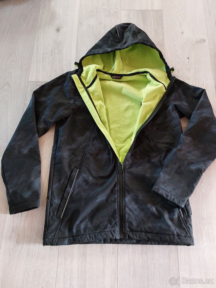 Chlapecká softshell bunda s fleecem, zn. Lewro, vel 164/170